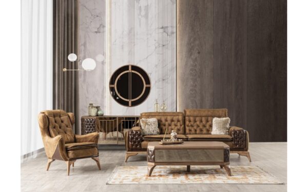 Stunning Soft Modern Sofa Set - Image 2