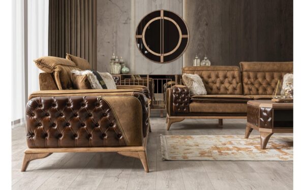 Stunning Soft Modern Sofa Set - Image 3