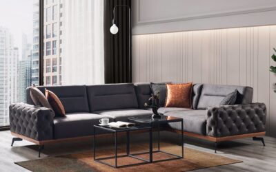 Whipped Corner Modern Sofa Set