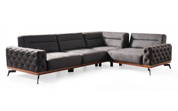 Whipped Corner Modern Sofa Set - Image 2