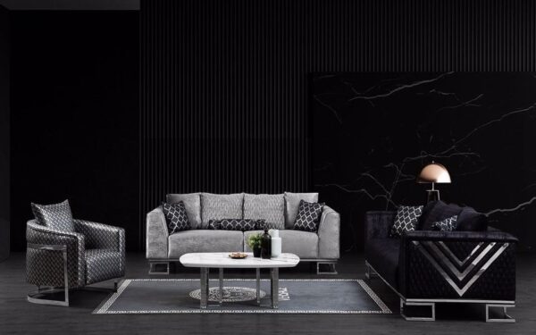 Wooden Tower Modern Sofa Set