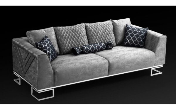 Wooden Tower Modern Sofa Set - Image 3