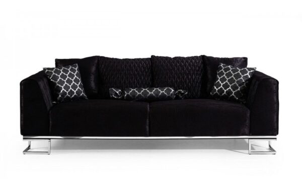 Wooden Tower Modern Sofa Set - Image 7